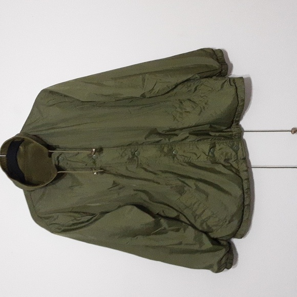 Vintage CS signature utility jacket coat women S green reversible velour y2k - Picture 2 of 10